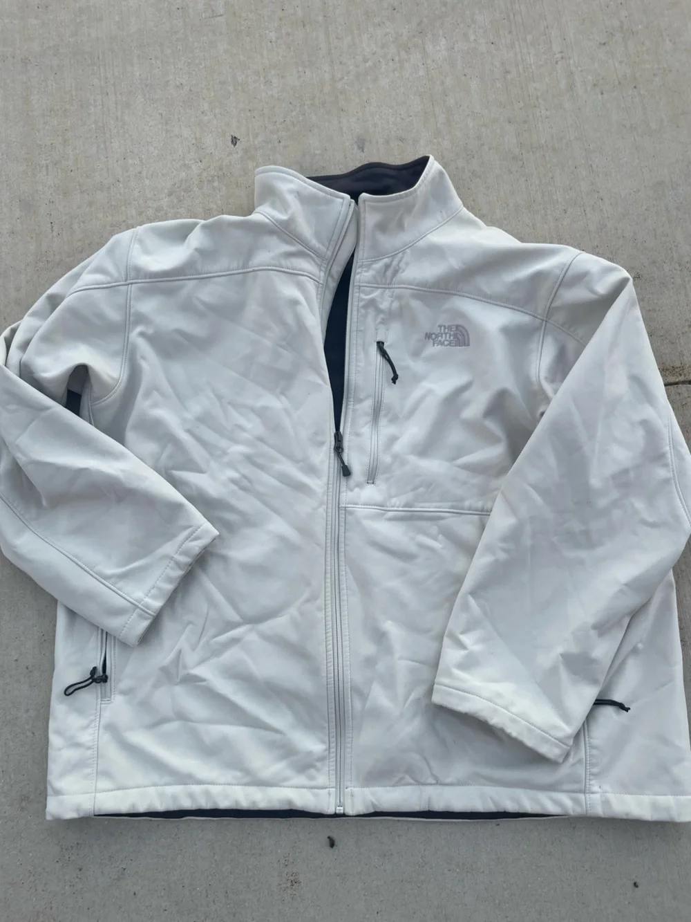 The North Face White Softshell Jacket